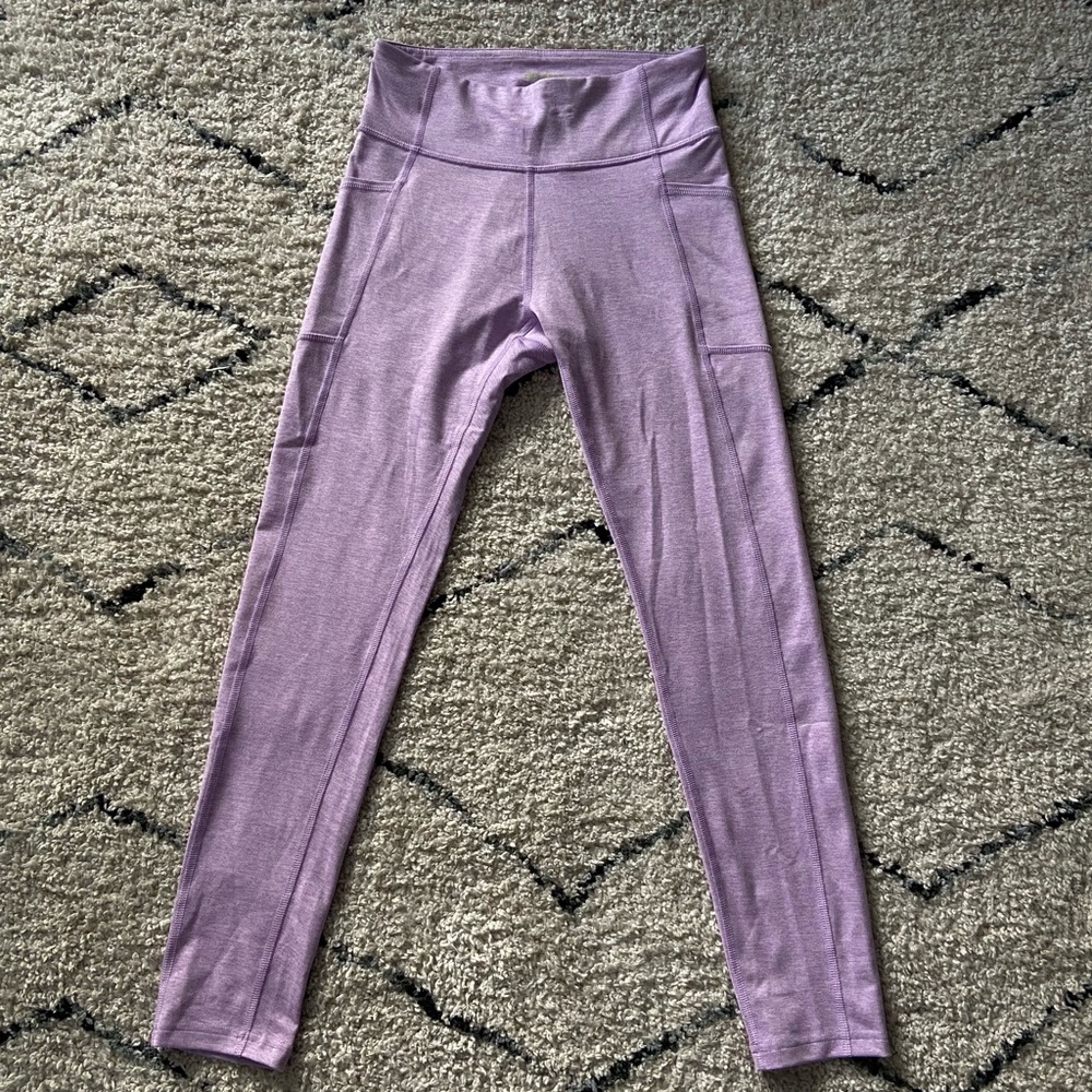 Purple pink leggings